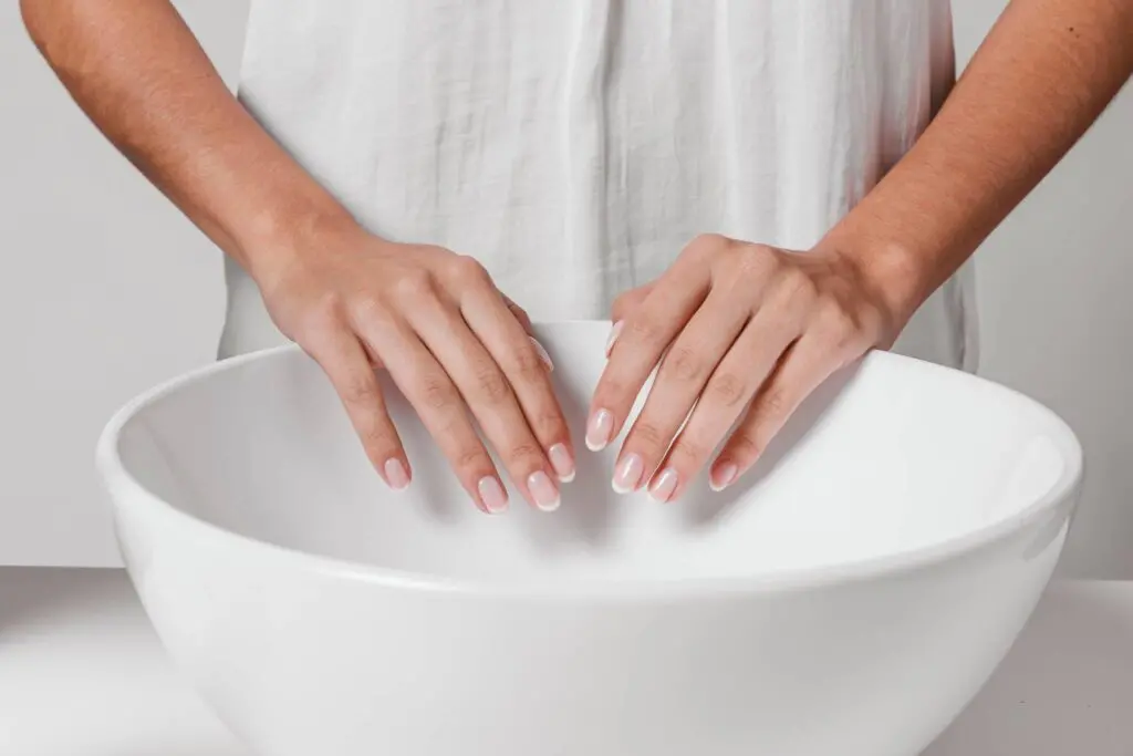 Soak Your Nails in Hot Water