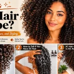 What Is 3C Hair Type? Woman with healthy 3C hair showing tight corkscrew curls, natural volume, and curl definition